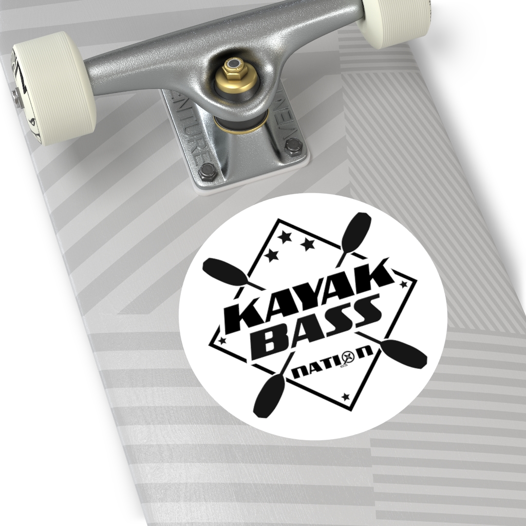 KBN Round Vinyl Stickers - Kayak Bass Nation